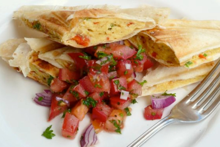 Scrambled Egg Tortilla Toasties | I Love Eggs
