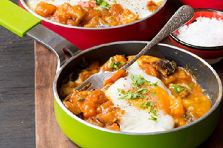 Eggs Vindaloo with Pineapple Sambal by Allyson Gofton