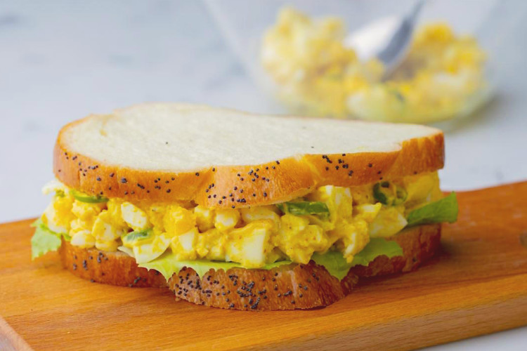 Curried Egg Salad Sandwiches | NZ Eggs | Simply naturally delicious!