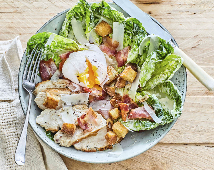 Caesar Salad | NZ Eggs | Salads & Dressings Recipes