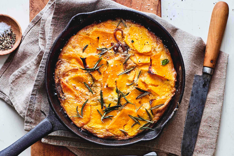 Pumpkin & Rosemary Frittata