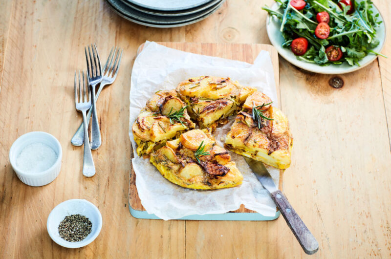 Air Fryer Potato & Rosemary Frittata