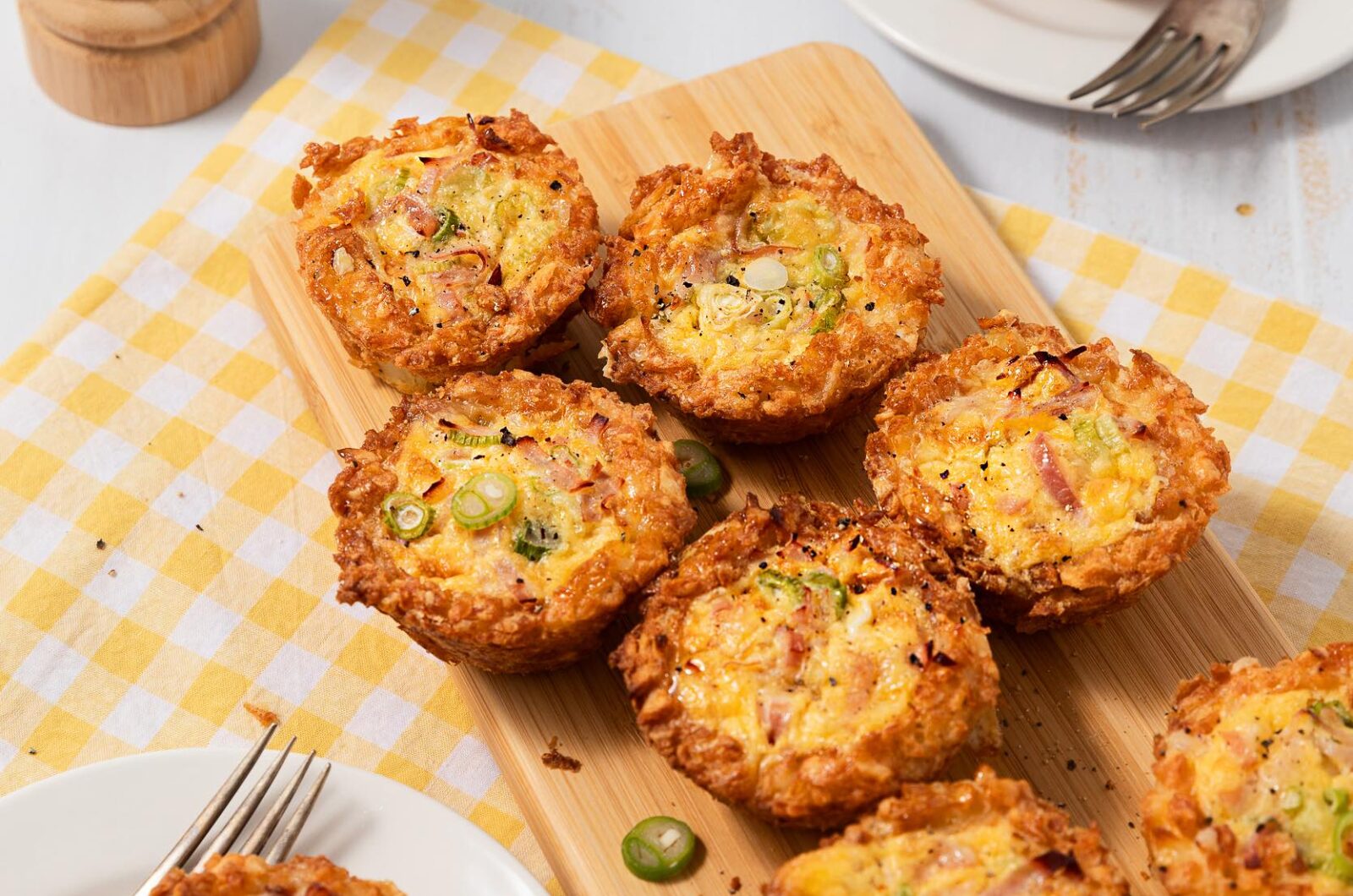 Cheesy Potato Nests
