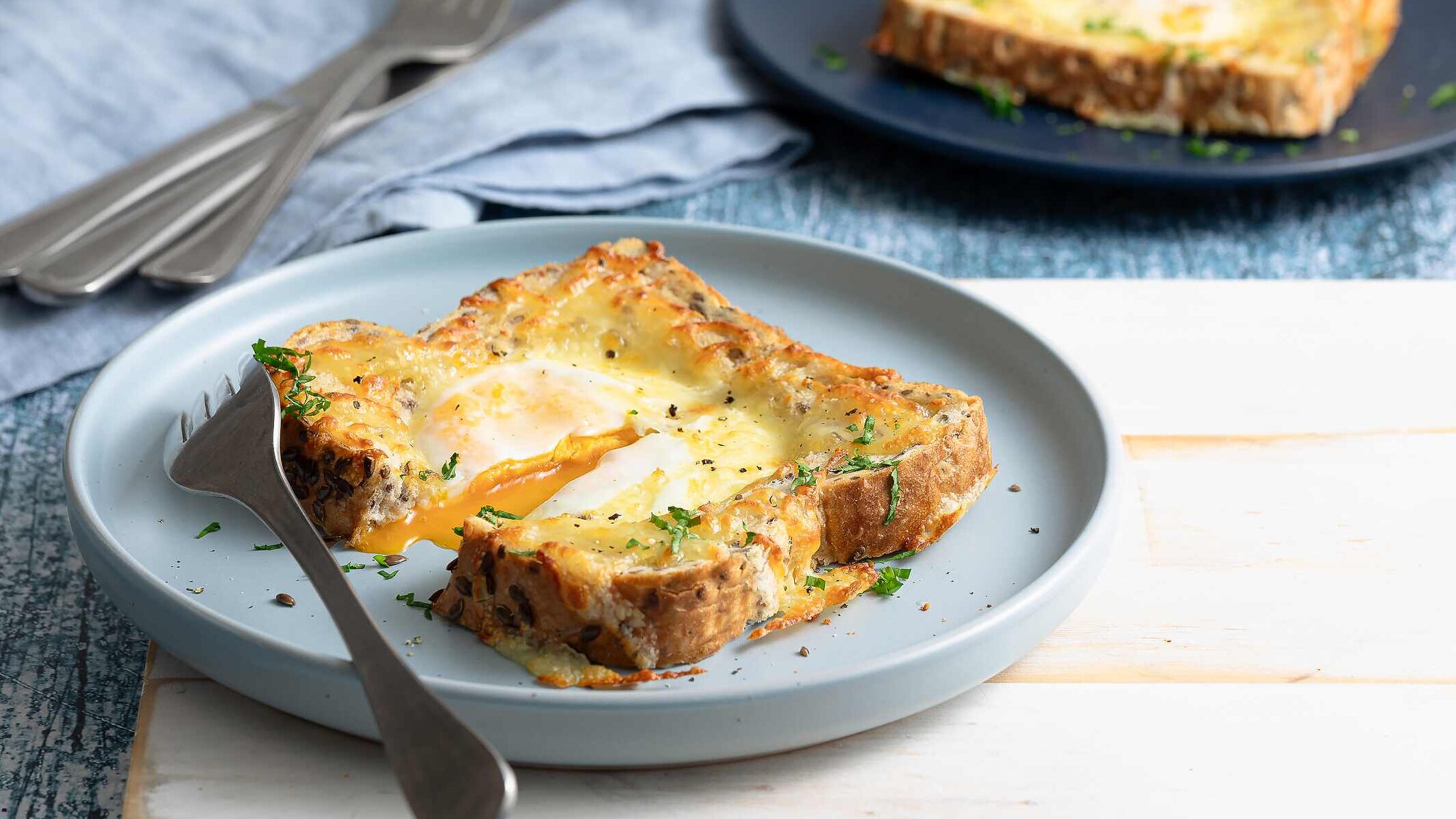 Cheesy Egg Toast