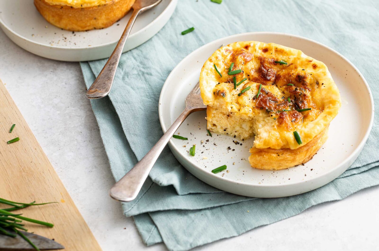 Baked Cottage Cheese Eggs