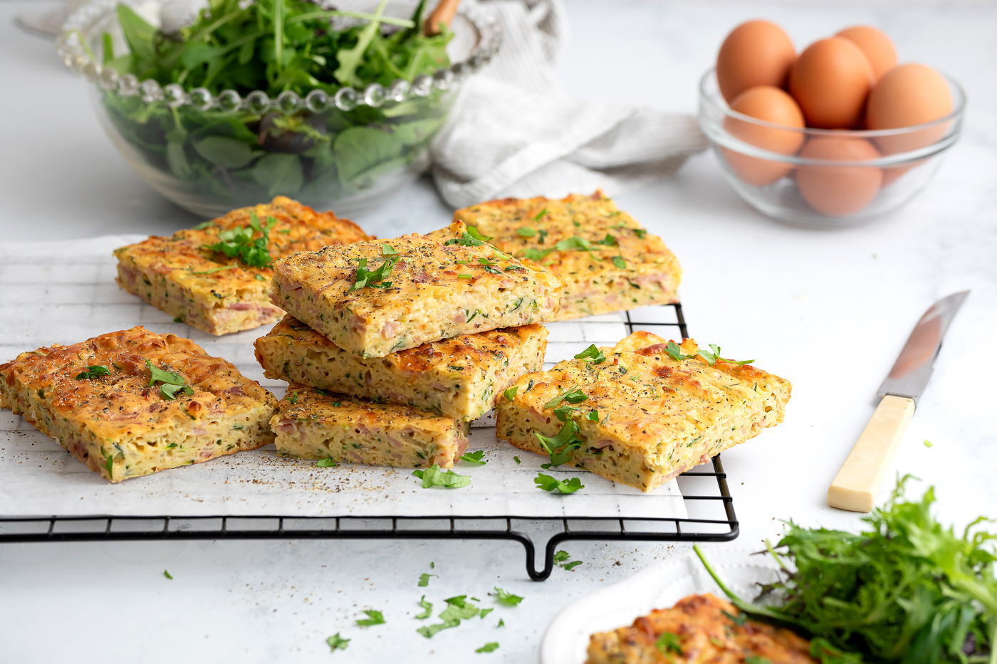 Savoury Zucchini Slice
